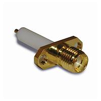 Amphenol RF 132147 Connectors SMA 2 HOLE FLANGE JK BLNT POST EXT INS