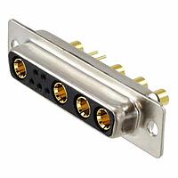 NorComp 681S9W4203L001 Mixed Contact D-Sub Connectors IP67 POWER-D 9W4 40A VERT FEM