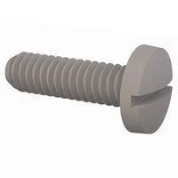 Essentra Components 012520B087 Machine Screw Binder Slotted Screw, 1/4-20 Thread, 7/8 in Lg