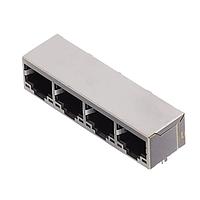 Pulse Electronics E5J88-032-01-L Modular 8P8C Jack 1x4-Port w/o LEDs 1.5A 125V