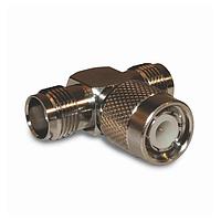 Amphenol RF 122356 RF Adapters - Tee TNC JACK PLUG JACK TEE ADAPTER 50 OHM