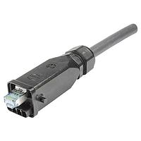 HARTING 09451251720 Modular Connectors / Ethernet Connectors RJI HYB PLUG 8-POL
