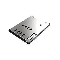 GCT (Global Connector Technology) SIM4065-8-1-15-00-A Card Connectors SIM Card Connector - Push-Push Type8 Pin, SMT with Card Detect, 1.60mm Profile Height