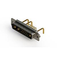 EDAC 629-13W3650-1NA Mixed Contact D-Sub Connectors Right-angle Power Combo D-Sub Connector