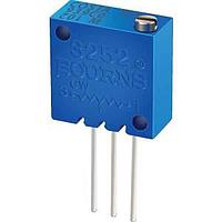 Bourns 3252L-1-500MLF Multiturn 0.5 in Square Trimming Potentiometer TRIMMER-1/2in SQ MT CERMET