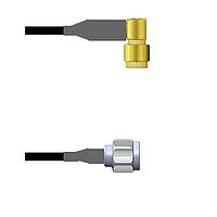 Amphenol Custom Cable Q-3702O000D024i RF Cable Assemblies SMA-RP/N-SP LMR19 24I