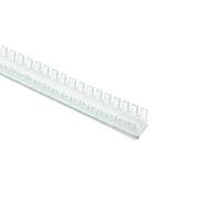 HellermannTyton FHE Grommet Strip Grommet, Panel Thickness 0.189''-0.256'', PA6, Natural, 82ft/pkg