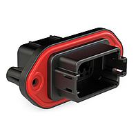 Amphenol SINE Systems AT04-12PB-PM12 Connectors 12 Pin Rcp Pnl Mnt B Self-Thread Blk Sea