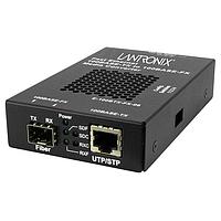 Lantronix E-100BTX-FX-06(SFP)-BR Media Converters 100Base-TX RJ-45 to 100Base-FX, OPEN SFP, w/ -BR PWR
