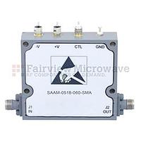 Fairviewmicrowave SAA-0812-060-SMA 0 to 60 dB Voltage Variable Attenuator From 6 GHz To 12 GHz PIN Diode And SMA