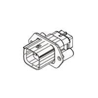 Molex 19435-0611 Connectors 6 WAY PNL MNT ASSY K Y KEY A 14-16 W/GSKT
