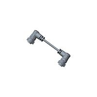 Amphenol LTW AB-CB04FR-CBFR-QD004 Sensor Cables / Actuator Cables X-Lok, Middle Size, Plastic, 10A, 04 pins, Female Connector, Female Contact, Right Angle-to-Right Angle, Push Lock, Overmolded Double Ended, Length 4000mm, IP68