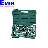 SATA 09090 28PC. 1/2inch DR. SOCKET SET (METRIC)