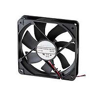 Same Sky (formerly CUI Devices) CFM-A225SG-115-281-22 Axial dc axial fan, 120 mm square, 25 mm, 12 Vdc, sleeve, 1500 RPM, 51.75 CFM, TS/PWM