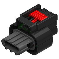 Aptiv F731210 Automotive Connectors 3 way Female APEX Sensomate 2.8 Black CONN