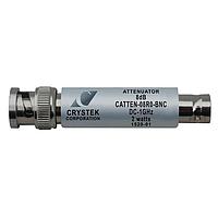 Crystek Corporation CATTEN-08R0-BNC Connectorized Attenuators DC-1GHz Atten. 8dB BNC 50 Ohm 2 watts