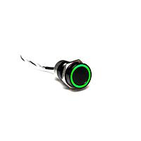 Bulgin MC16MOBGR Sealed 16mm Norm Op Al Blk Anodised Grn/Red LED