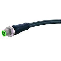 HARTING 21343435445100 Sensor Cables / Actuator Cables M12 S-cod 3+PE st/st m/f PUR 10m