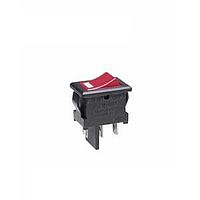 NKK Switches JWS11RCAC Rocker Switches SPST RED CAP