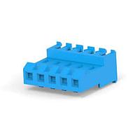 AMP Connectors - TE Connectivity 3-640595-5 Receptacle Housing 5 POS RECPT 26 AWG FEED THRU