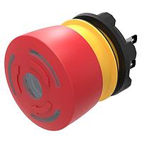 EAO 84-5321.2B20 Safety Switches E-Stop Pushbutton, 1NC, illuminated LED red, solder/plug-in, green indication ring