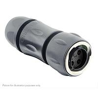 Eaton Souriau-Sunbank UTGX6JC124P Plugs Plug, with cable gland backshell, for 4 male contacts,  IP68/69K