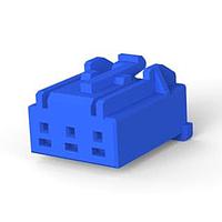 AMP Connectors - TE Connectivity 3-1971793-2 Plug Housing GI CONN 2.5 PLUG HSG 3P BLUE