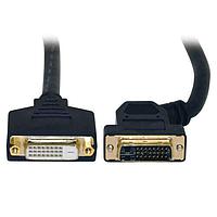 Tripp Lite P562-001-45L HDMI Cables 1FT DVI D-LNK 45DEG L-EXIT M/F