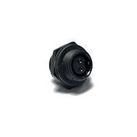 Amphenol LTW ABB-03RMFS-LC7001 Connectors Ceres, Standard Size, Plastic, 10A, 03 pins, Male Connector, Female Contact, Circular, 2 Points Lock, Solder, Receptacle, IP67