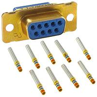 Raychem - TE Connectivity M24308/2-1 Connectors 9 POS RECPT, CRIMP STD DENSITY