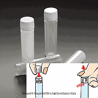 Simport SP.S207.5 Vial, PP, 6.5㎖, with PE Cap, Φ16 x h57㎜, Neck idΦ12.5㎜