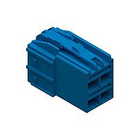 Molex 206997-2401 Plug Housing CP 4.5 Plug HSG 4ckt BLUE