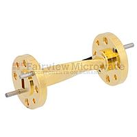 Fairview SMW15TW1001 WR-15 90 Degree Waveguide Twist Using a UG-385/U Flange And a 50 GHz to 75 GHz Frequency Range