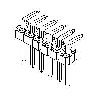 Molex 90121-0142 Breakaway C-GRID SR RA PN 6.75/2.90mm 22CKT