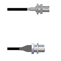 Amphenol Custom Cable Q-0401U0003006i RF Cable Assemblies BNC-SJB/N-SJB G174 6I