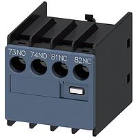 SIEMENS 3RH29111LA11 Electromechanical Contactors AUX. SWITCH 1NO+1NC WIRE TOP SCREW