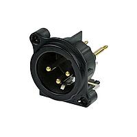 NEUTRIK NC3MBV-B Receptacles 3P M RECEPT B SERIES PCBV PN 1 GRD TOG B