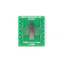 Chip Quik PA0193 Sockets & Adapters TSSOP-16-Exp-Pad to DIP-16 SMT Adapter