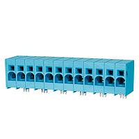 Same Sky (formerly CUI Devices) TBL008-1000-12BE Fixed Terminal Blocks Terminal block, screwless, 10.0, Horizontal, 12, Blue