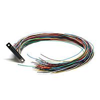 Glenair MWDM2L-100P-6J7-18B Micro-D D-Sub Connectors MICRO D PREWIRED CON 100CNT PIN #26AWG