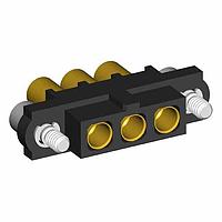 Harwin M80-4000000F2-03-327-00-000 Power to the Board 3Pos F SIL 16AWG Cbl Conn Kit Jackscrews