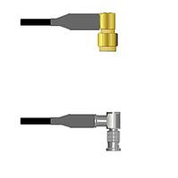 Amphenol Custom Cable Q-3700U000D009i RF Cable Assemblies SMA-RP/HDBNC-RP LMR19 9I