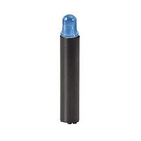 BIVAR LTM7503BWD LED Circuit Board Indicators Vertical LED Assembly, 0.75 in. Length, 3mm LED, Blue, Diffused Lens, Black Crystalline Polymer