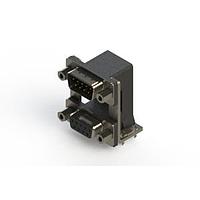 EDAC 663-009-664-039 Dual Port D-Sub Connectors Right-angle Dual Port D-Sub Connector