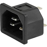 Schurter 6173.0025 AC Power Entry Modules Protect Cls-I Screw Term SnapIn1/15mmBlk