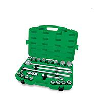 TOPTUL GCAI2105 Professional Grade 3/4" DR. Flank Socket Set (21pcs; 12PT)