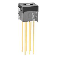 NKK Switches AS23BH Subminiature Slides DPDT ON-OFF-ON FLUSH RA W/BRACKET