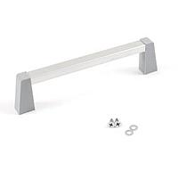 Hammond Manufacturing 1427WGC Handle Handle, 6" Centers 1.64"H, Clear/Grey