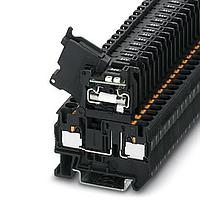 PHOENIX CONTACT 3211904 DIN Rail Terminal Blocks PT 4-HESILED 24 (5X20) BU/BK