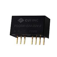 CUI Inc PQQ6W-Q24-D12-S Isolated 12 Vdc, 0.25 A, 6 W, 9-36 Vdc Input Rang